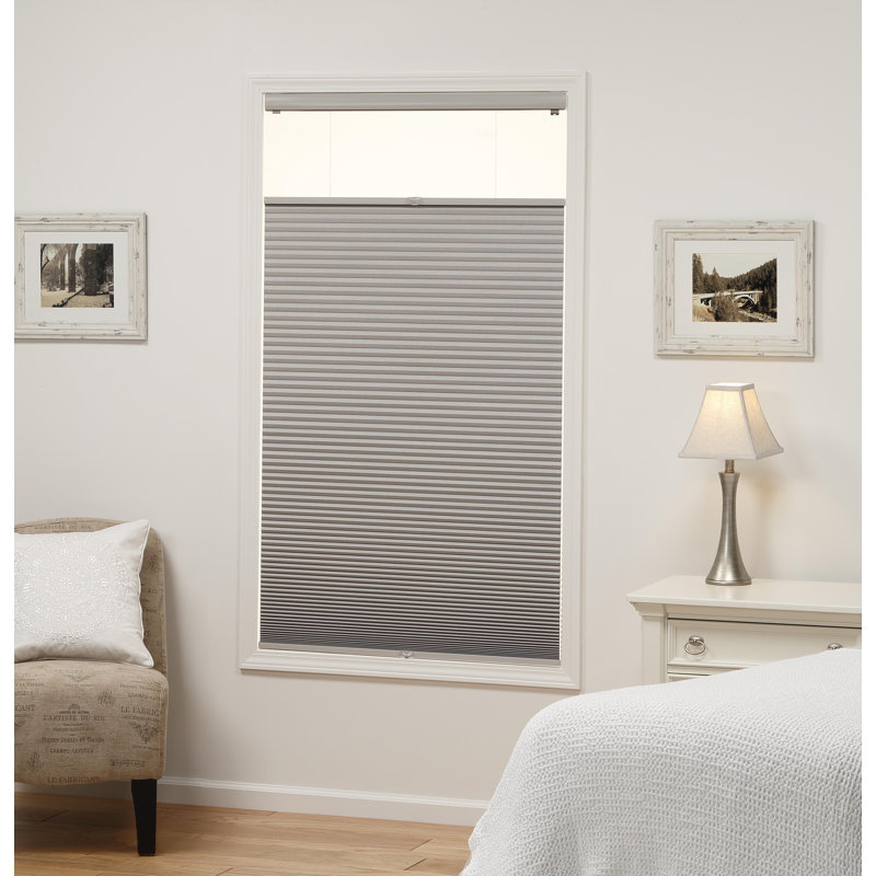 Symple Stuff Cordless Top Down Bottom Up Blackout CreamWhite Cellular